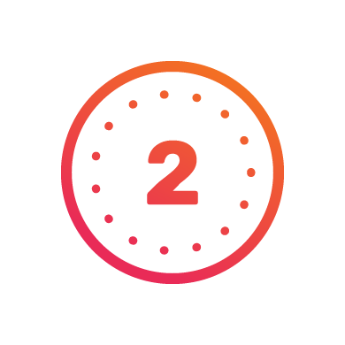 2 minutes to complete each microlearning scenario