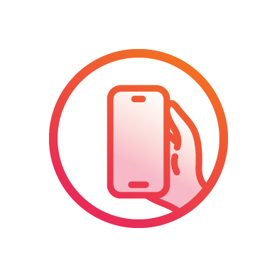 Cell phone showing that microlearning can be done anywhere